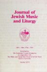 Journal Of Jewish Music and Liturgy 2003-2004 - Vol XXVI